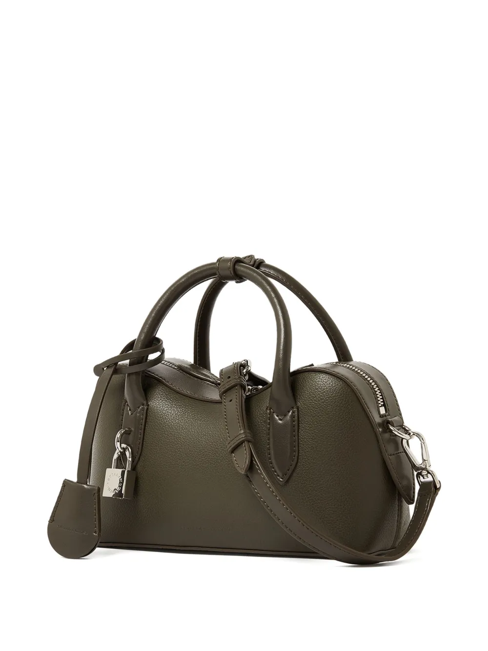 Stella McCartney Ryder padlock tote bag Groen