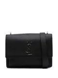 Saint Laurent Pre-Owned 2016 Medium Grained Calfskin Monogram Sunset crossbody bag - Black