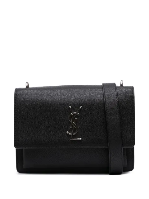 Saint Laurent Pre-Owned bolsa crossbody Medium Grained Calfskin Monogram Sunset 2016