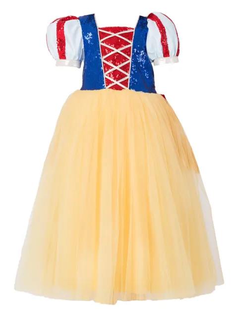 Magical Costumes sequin-embellished puff-sleeve dress
