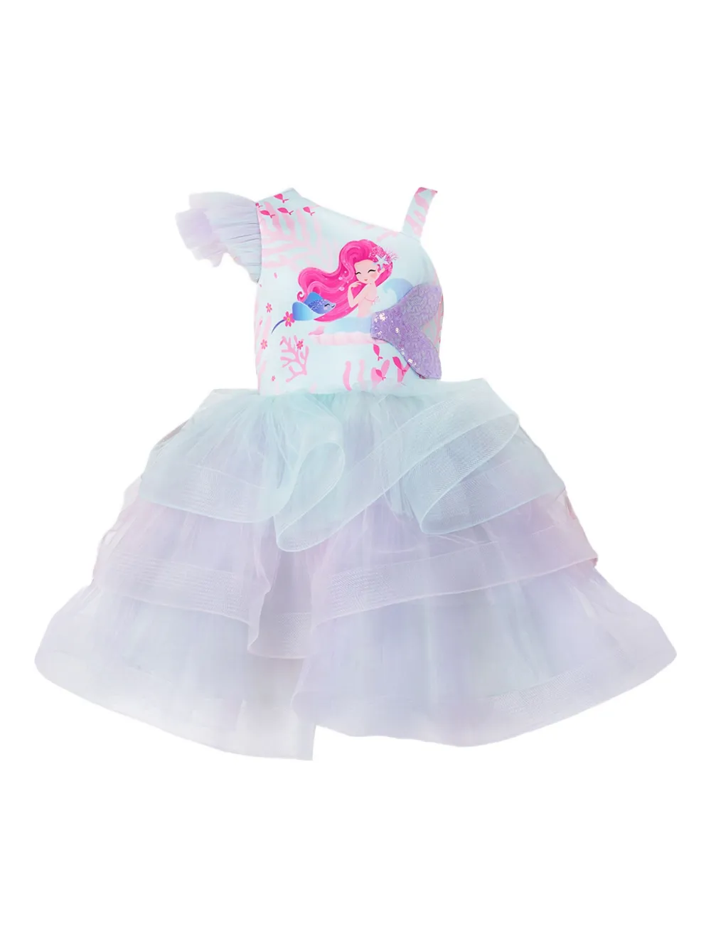 Magical Costumes mermaid ruffled-tulle dress | Purple | Image 1