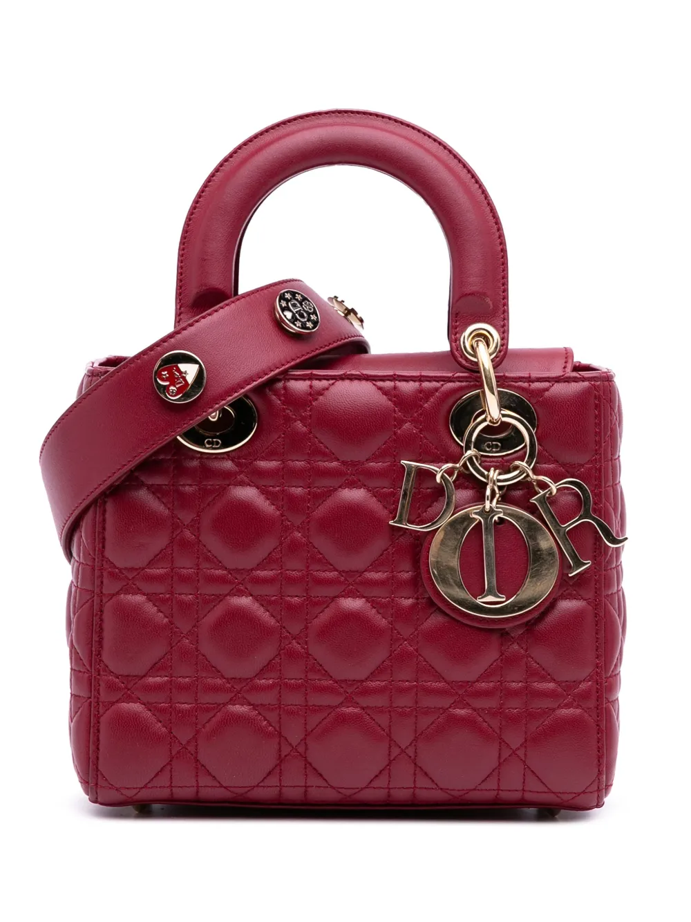 Christian Dior Pre-Owned 2018 My ABCDior レディ ディオール ラムスキン サッチェルバッグ - Christian Dior Pre-Owned 2018 My ABCDior レディ ディオール ラムスキン サッチェルバッグ -