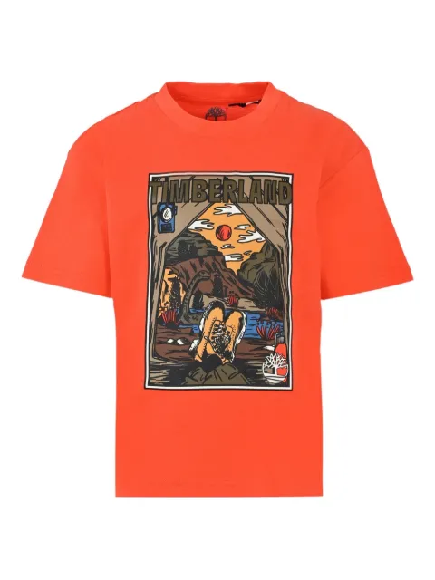 Timberland Kids graphic-print T-shirt