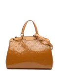 Louis Vuitton Pre-Owned 2012 Monogram Vernis Brea MM satchel - Brown