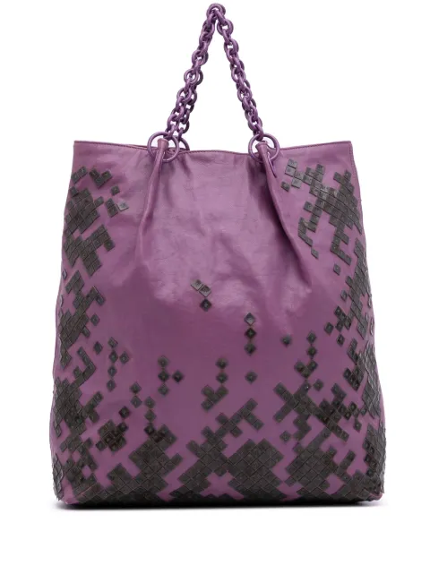 Bottega Veneta Pre-Owned 2012-2025 Vitello Mosaico Laque Tote Bag