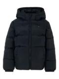 Tommy Hilfiger Junior hooded puffer jacket - Blue