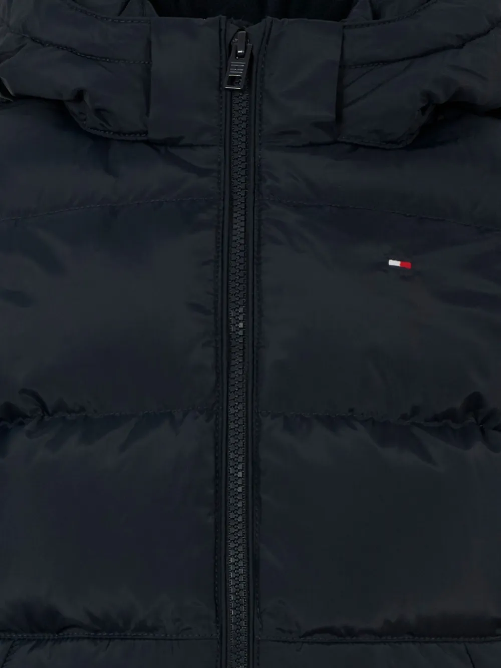 Tommy Hilfiger Junior hooded puffer jacket Blauw