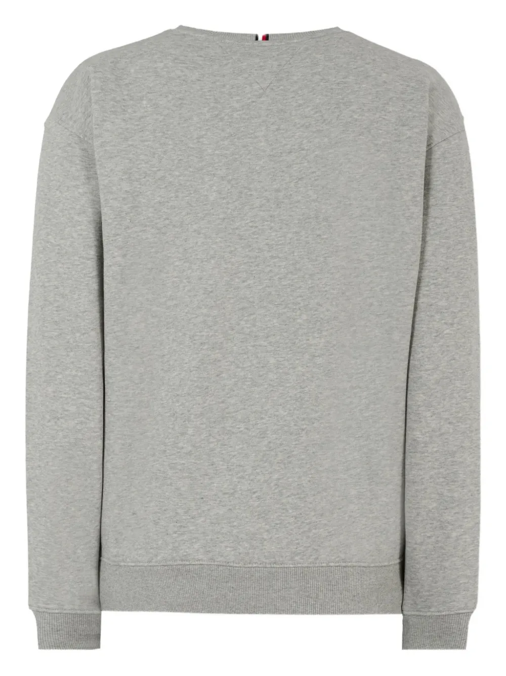 Tommy Hilfiger Junior crew-neck cotton sweatshirt Grijs