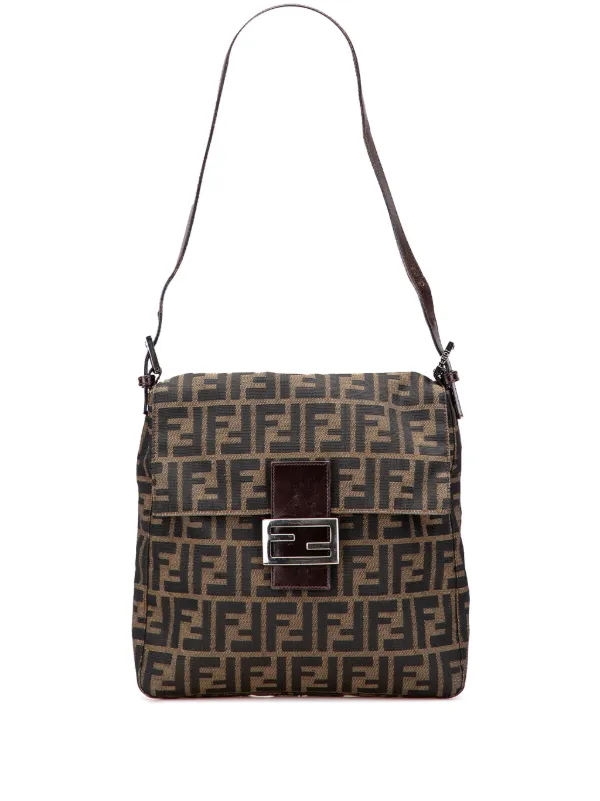 Fendi Zucca Canvas Shoulder Bag Pre- #279946F97B FENDI Zucca Canvas Shoulder Bag | RUSE main image 3