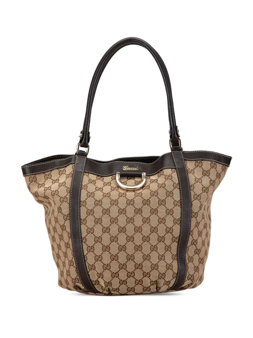 Gucci Pre-Owned 2000-2015 GG Canvas Abbey D Ring tote bag - ブラウン Gucci Pre-Owned 2000-2015 GG Canvas Abbey D Ring tote bag - ブラウン