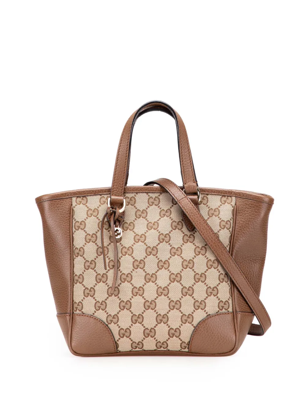 Gucci Pre-Owned 2000-2015 Small GG Canvas Bree satchel | Brown | Image 1