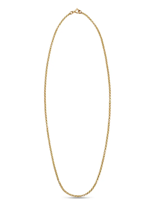 By Pariah 14ct Chain Necklace with Opal Pendant in Gold