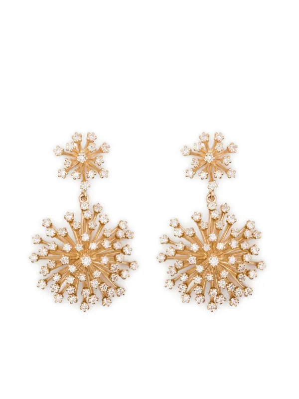Sydney Evan 14CT Yellow Gold Diamond Earrings