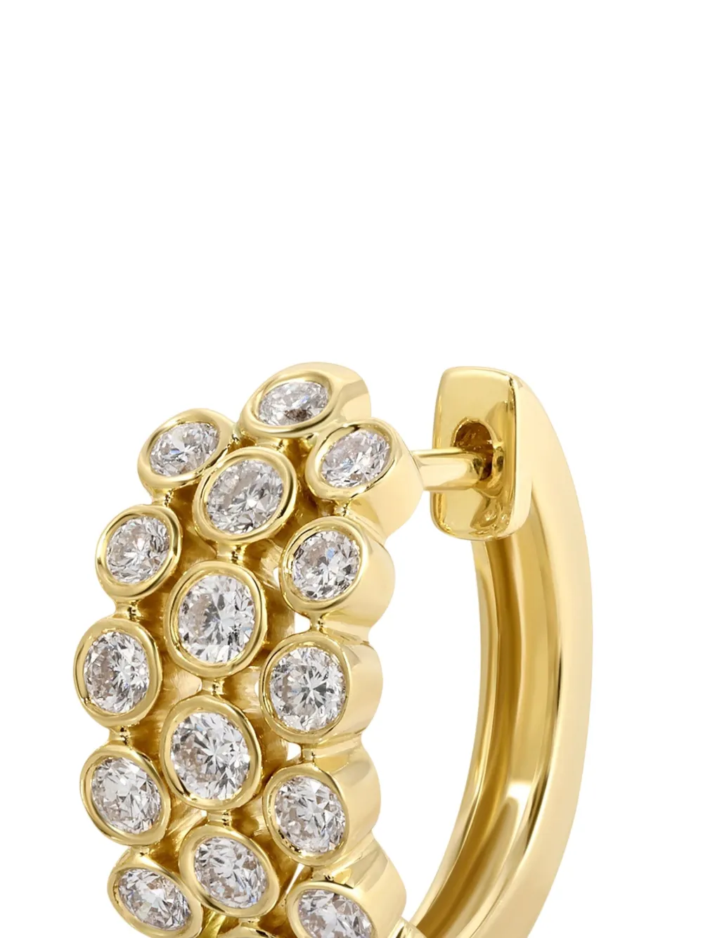 Anita Ko 18k Yellow Gold Diamond Huggie Earrings In Gold