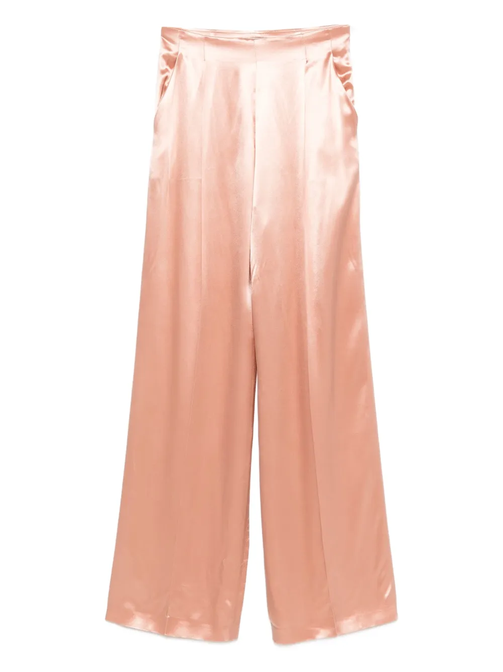Alberta Ferretti Satijnen broek Roze