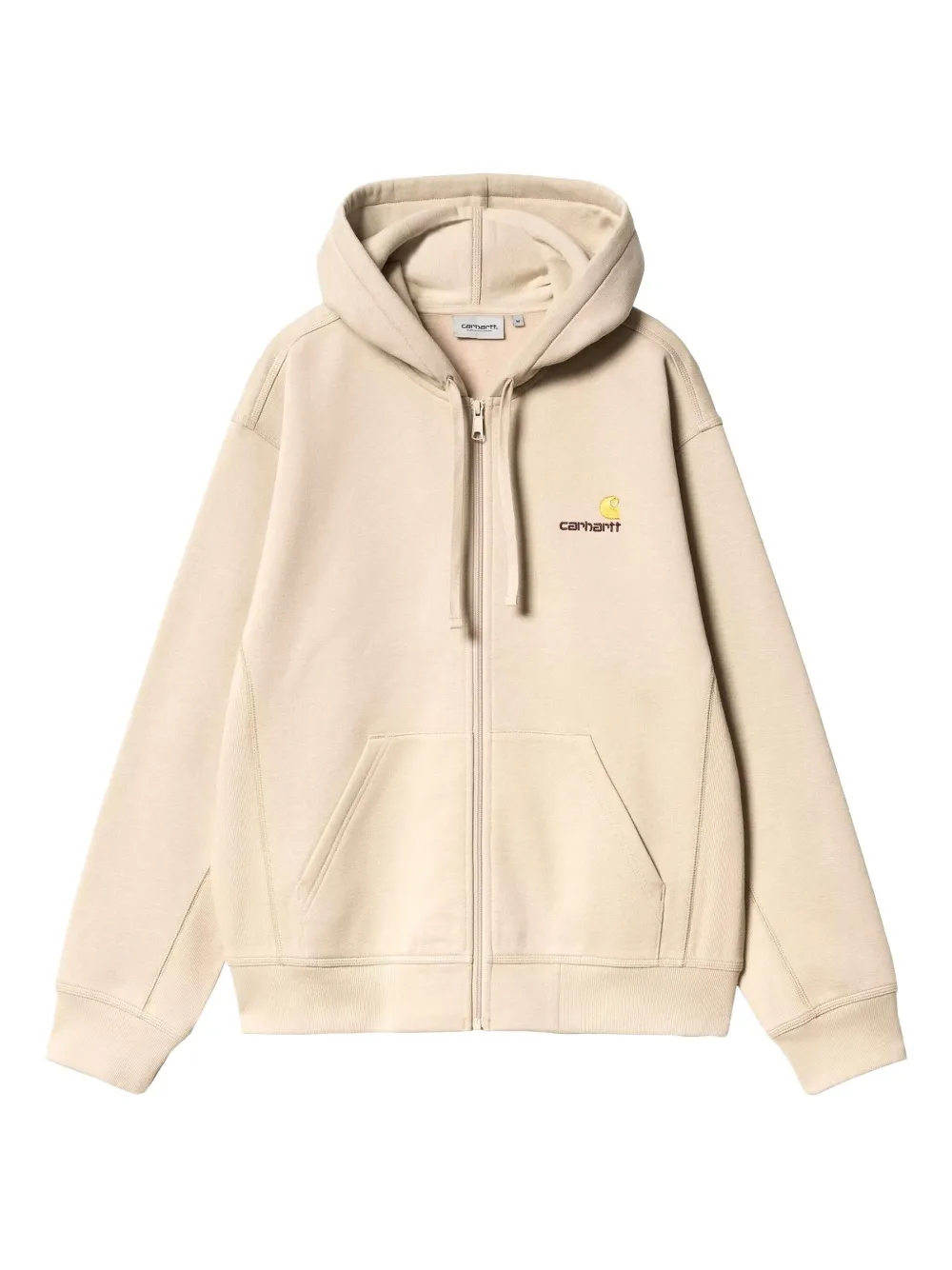 Carhartt WIP hooded cotton-blend sweatshirt Beige