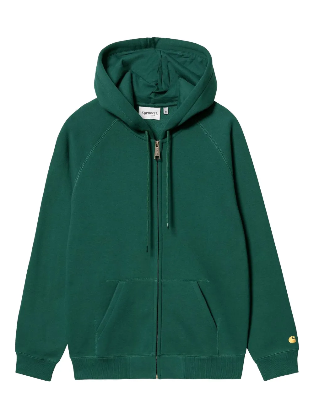 Carhartt WIP raglan-sleeve zip-fastening hoodie Groen