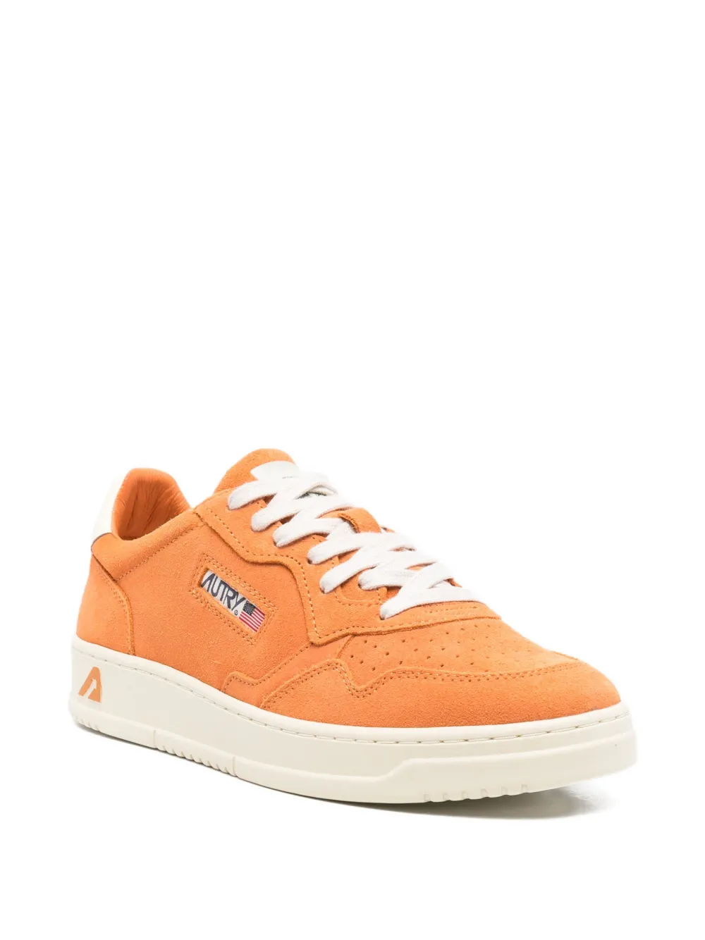 Autry Medalist leather sneakers Orange