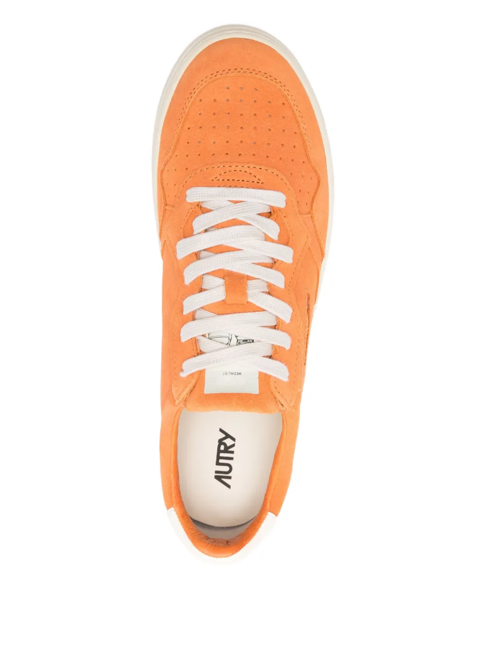 Autry Medalist leather sneakers Orange