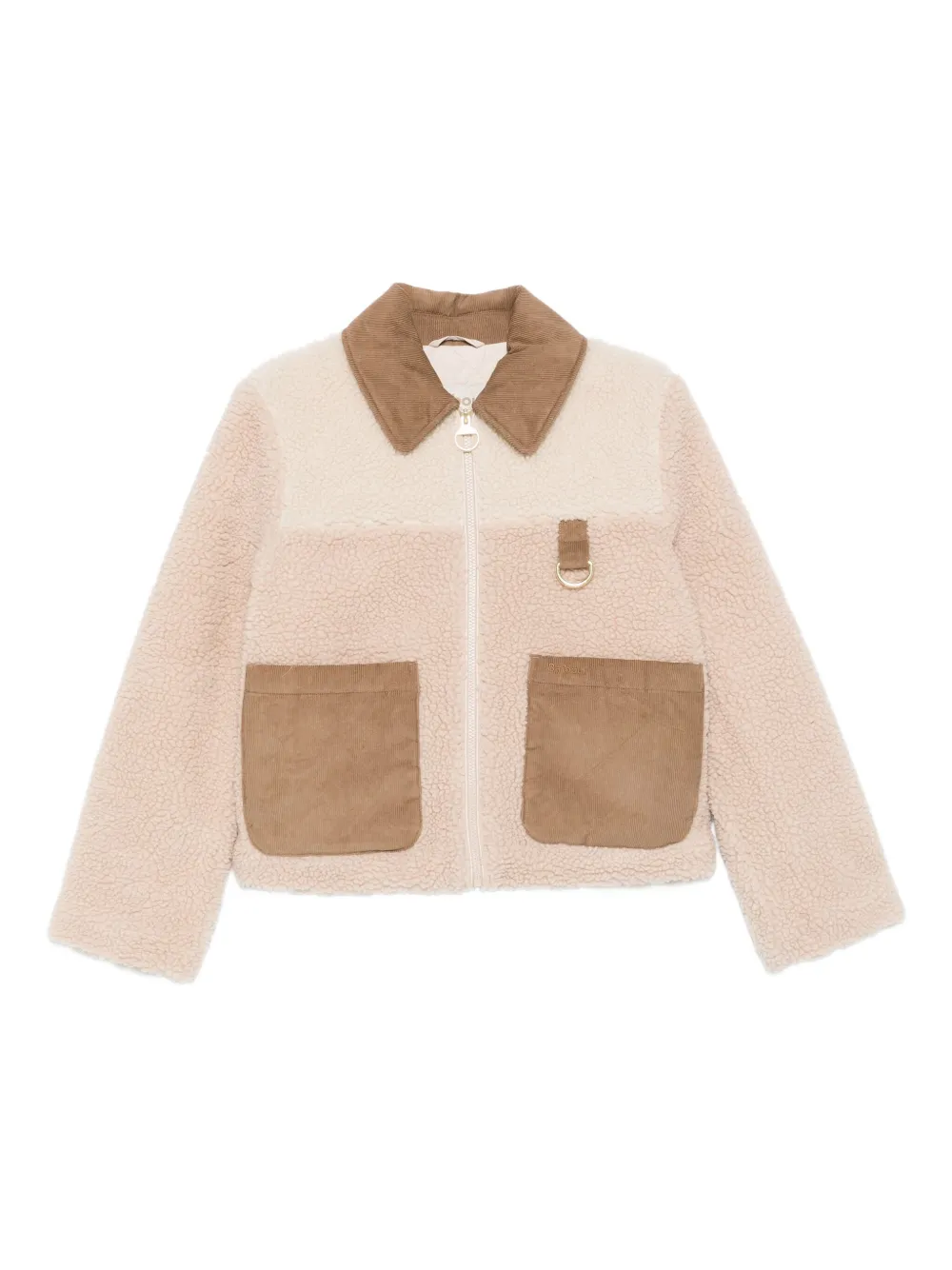 Barbour corduroy-collar jacket Beige