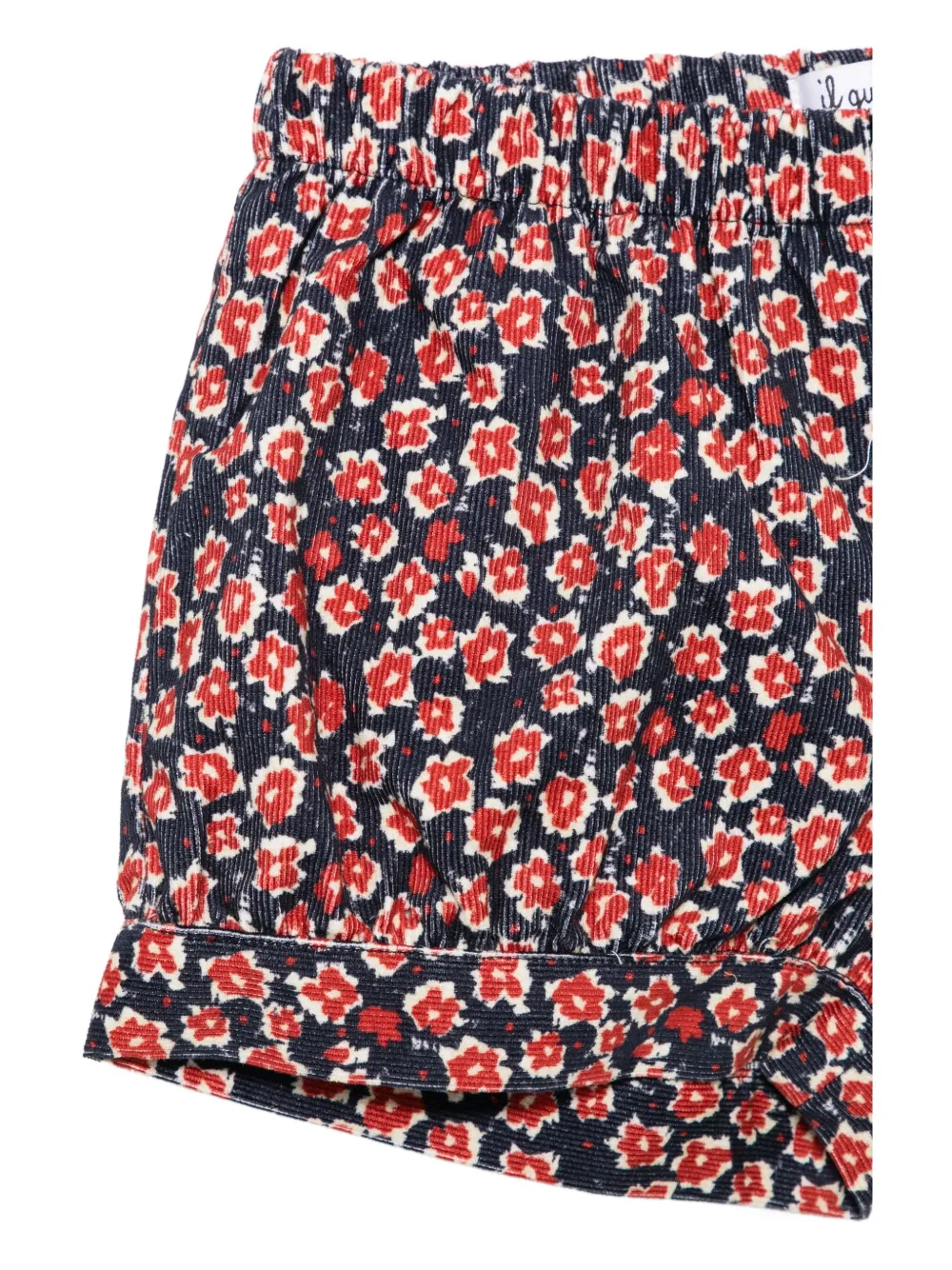 Il Gufo floral-print short set (set of two) Blauw