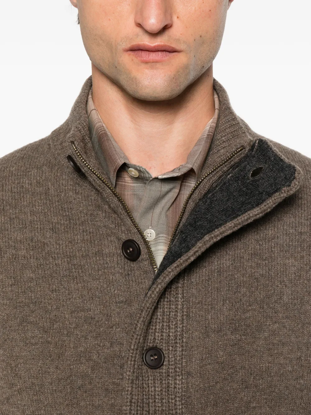 Barbour Vest met logopatch Bruin