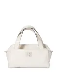 Miu Miu leather top-handle zip tote bag - White