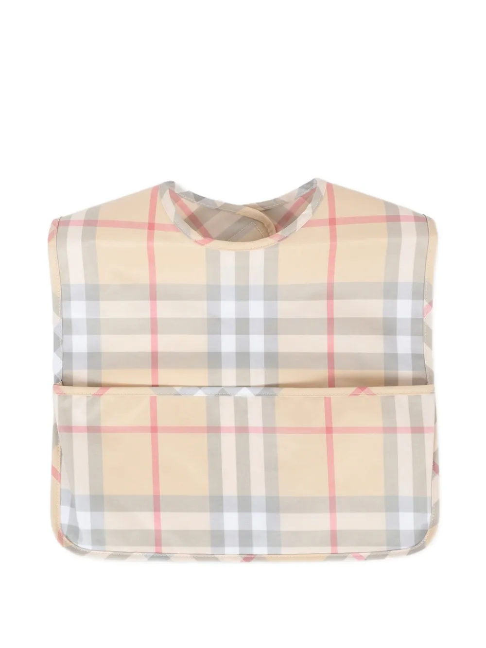 Burberry Kids Slabbetje met geruit patroon Beige