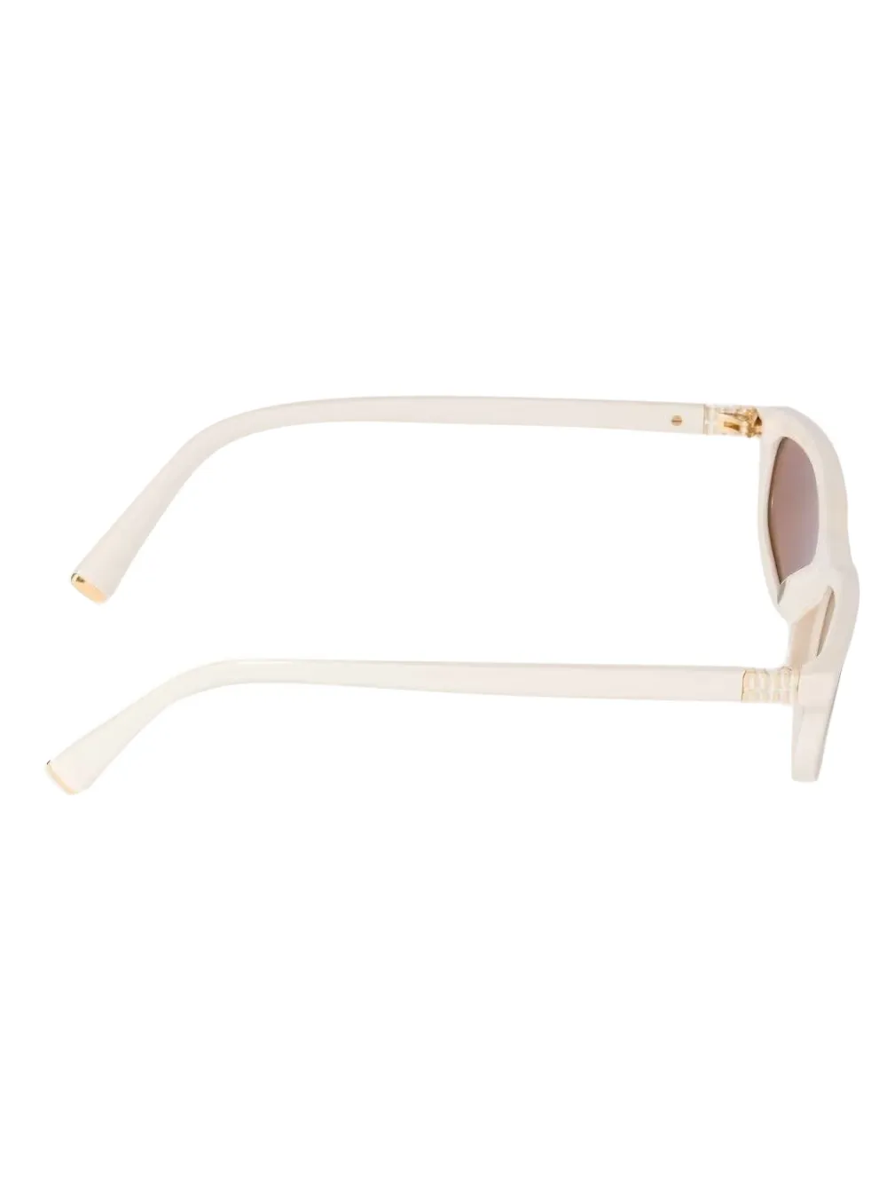 Miu Zonnebril met ovalen montuur Beige