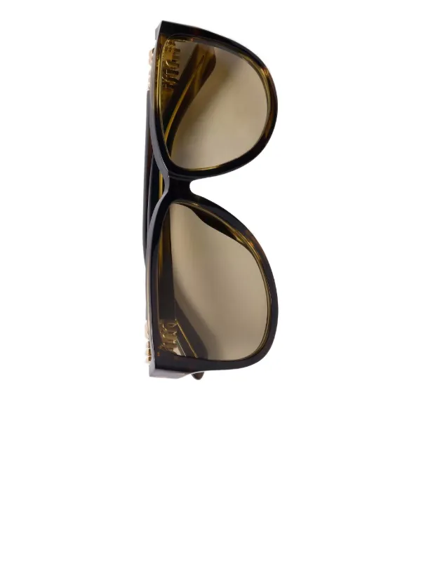 Miu Miu Eyewear オーバーサイズフレーム サングラス | グリーン