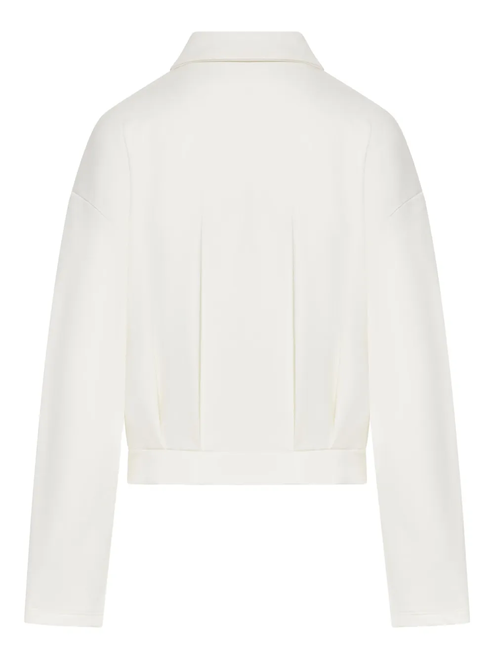 Max Mara Jack met shirtkraag en rits Wit