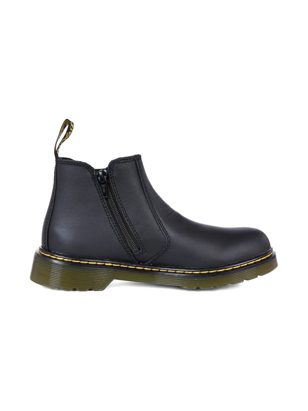 Dr. Martens Kids zip-detail chelsea boots Black