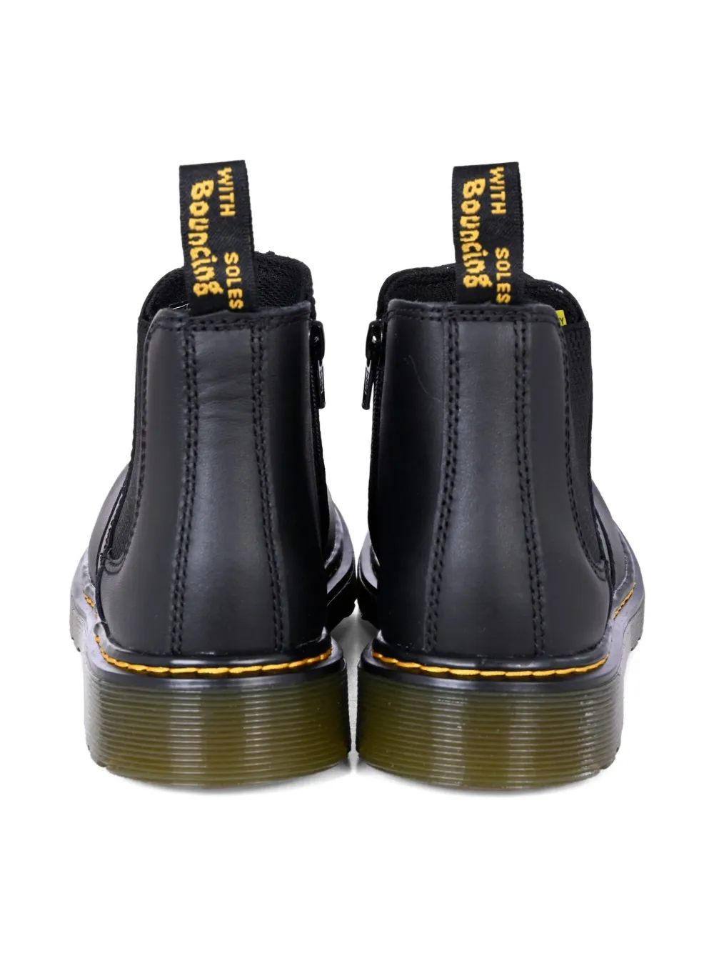 Dr. Martens Kids zip-detail chelsea boots Black