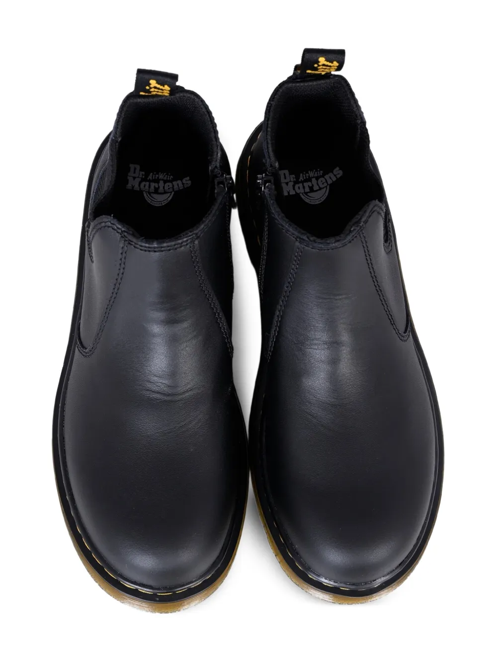 Dr. Martens Kids zip-detail chelsea boots Black