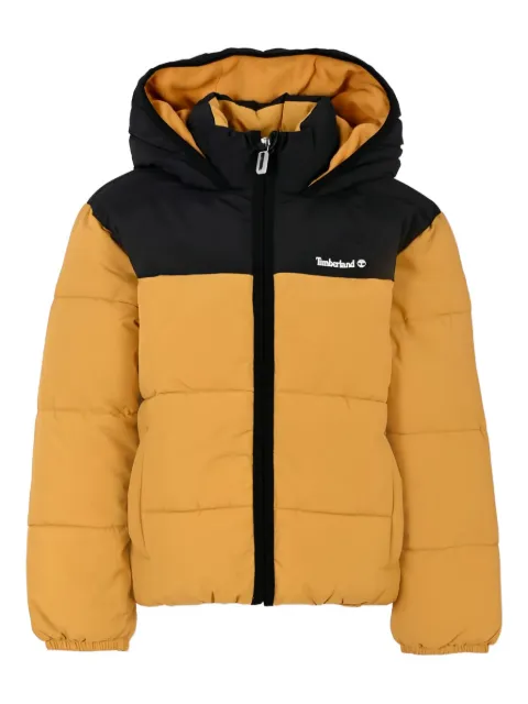 Timberland Kids hooded puffer jacket