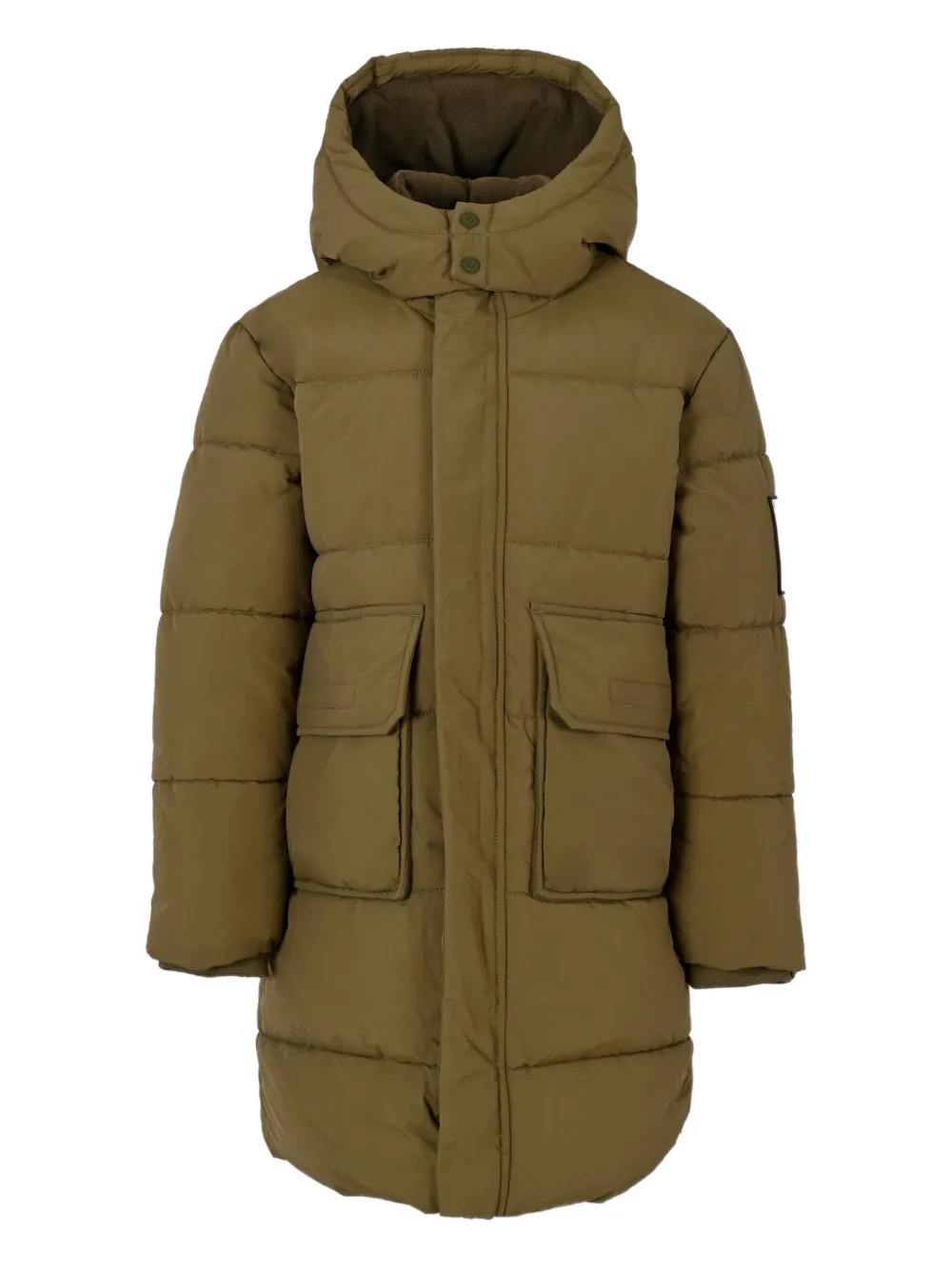 Timberland Kids Gevoerd jack met capuchon Bruin