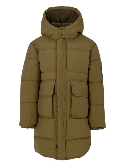 Timberland Kids hooded quilted jacket