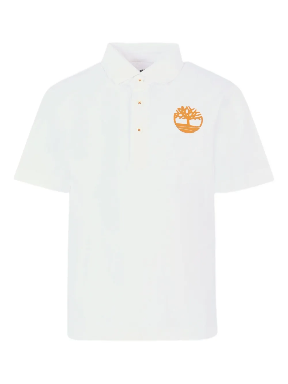 Timberland Kids logo-detail polo shirt Wit