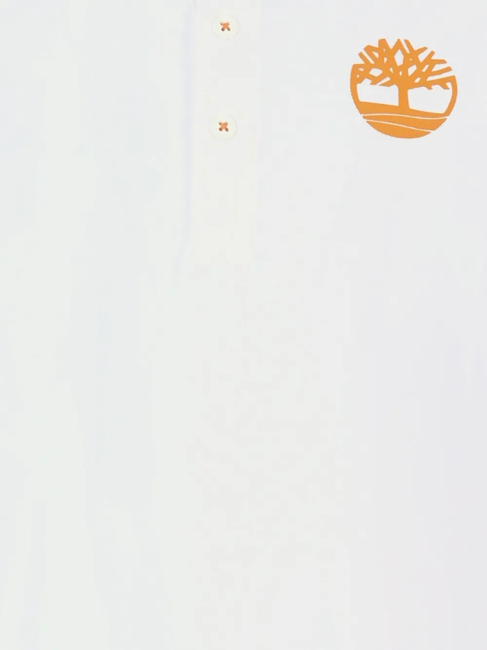 Timberland Kids Poloshirt met logodetail Wit