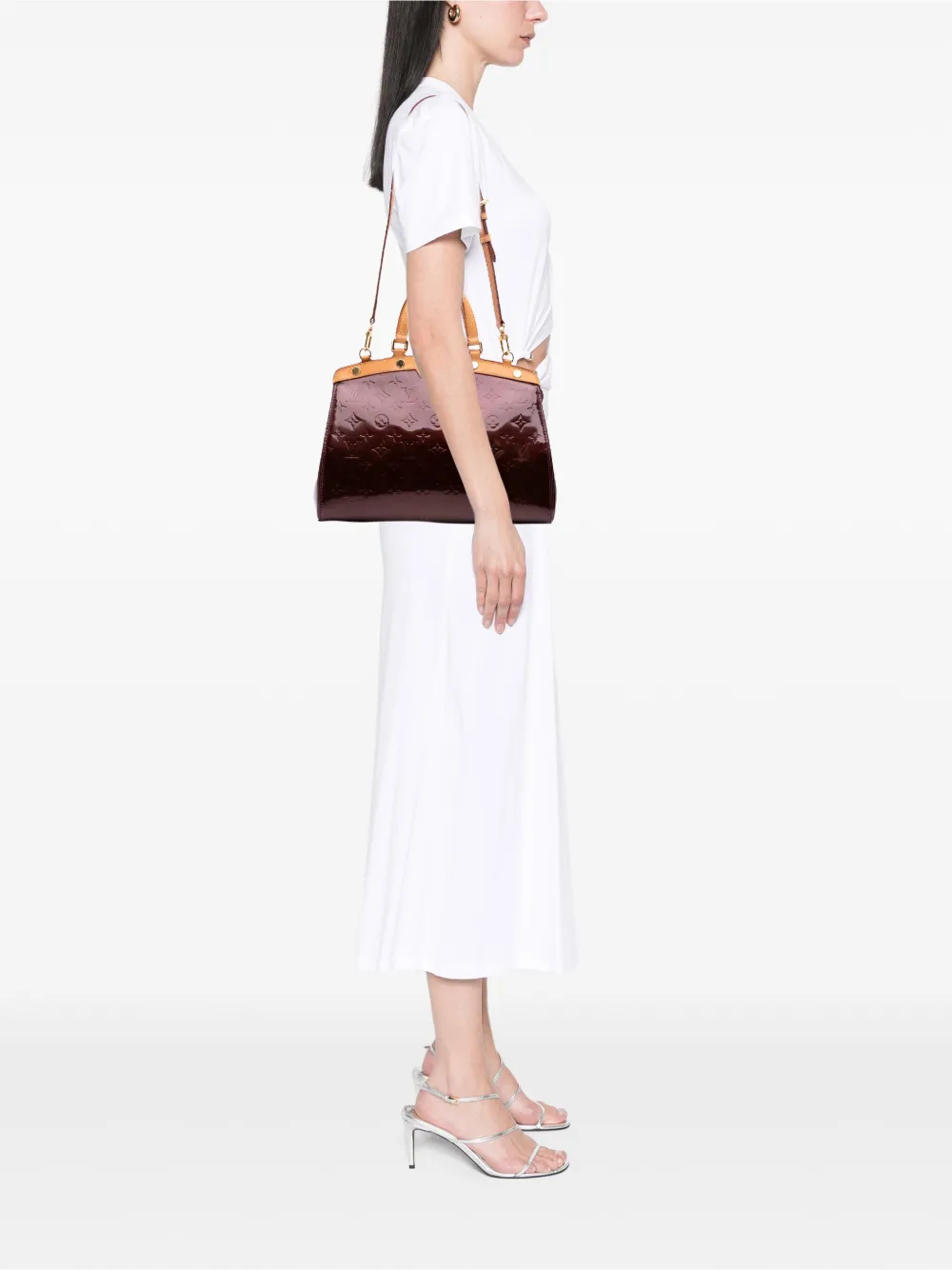Louis Vuitton Pre-Owned 2011 Monogram Vernis Brea MM satchel | Pre-Owned | Image 2