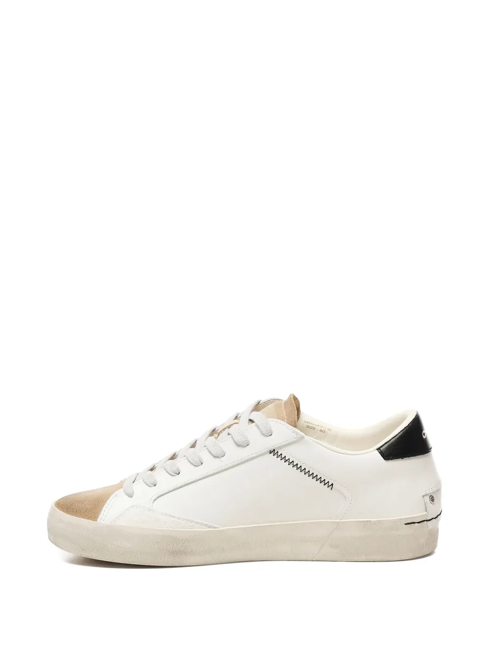Crime London Sk8 Deluxe lace-up sneakers White