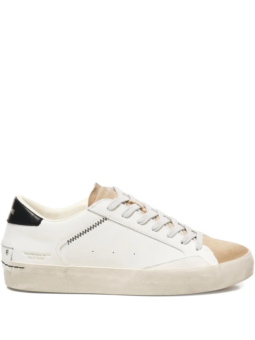 Crime London Sk8 Deluxe lace-up sneakers White