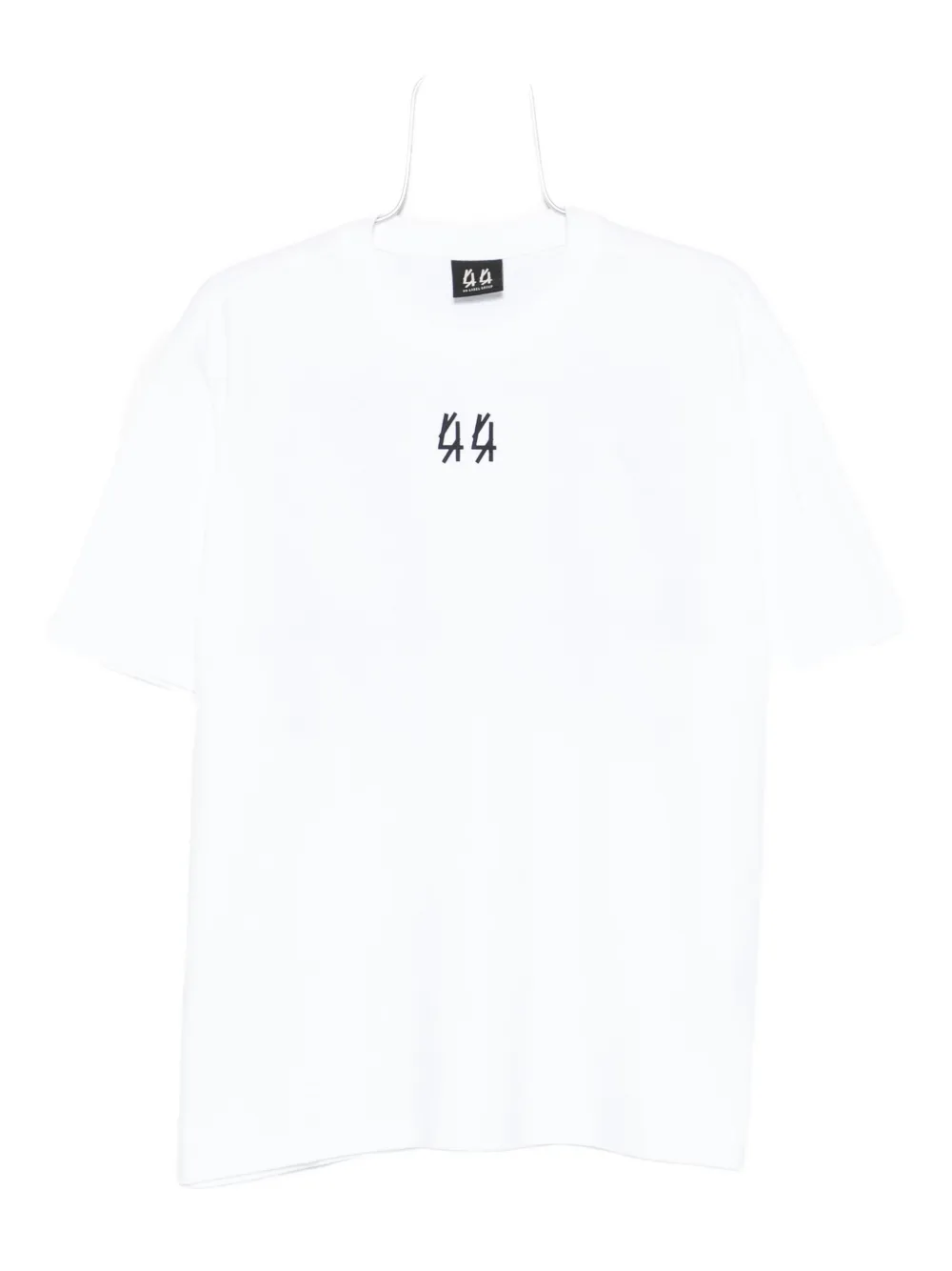 44 Label Group Short-sleeve Crew-neck T-shirt In White