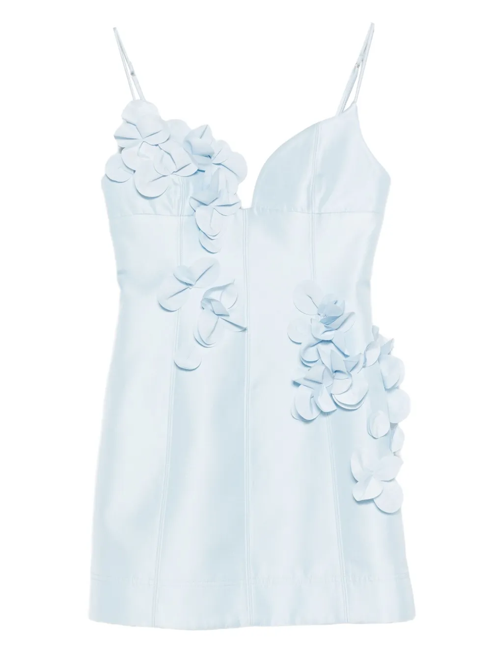 Acler Bilston mini-jurk verfraaid met bloemen Blauw