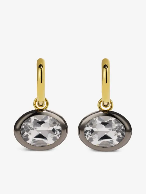 By Pariah arracadas Orbit en oro amarillo de 14kt