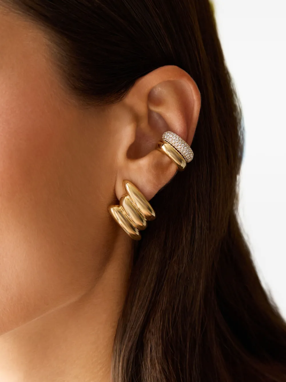 Anita Ko 18k Yellow Gold Claire Earrings In Gold