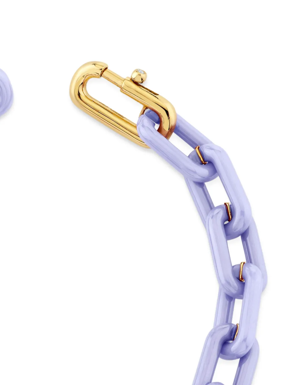 Shay 18k Yellow Gold Cable-link Diamond Bracelet In Blue