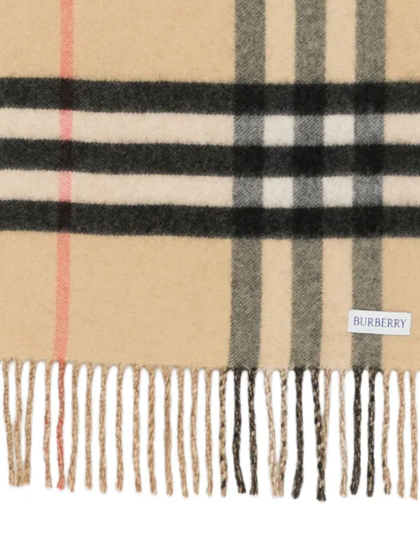 Burberry Cachecol De Cashmere | Neutro | FARFETCH BR