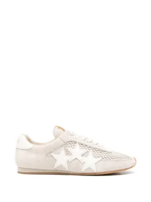 ALOHA様 ALOHAS Tb.490 crochet-trim Leather Sneakers | Neutrals | FARFETCH