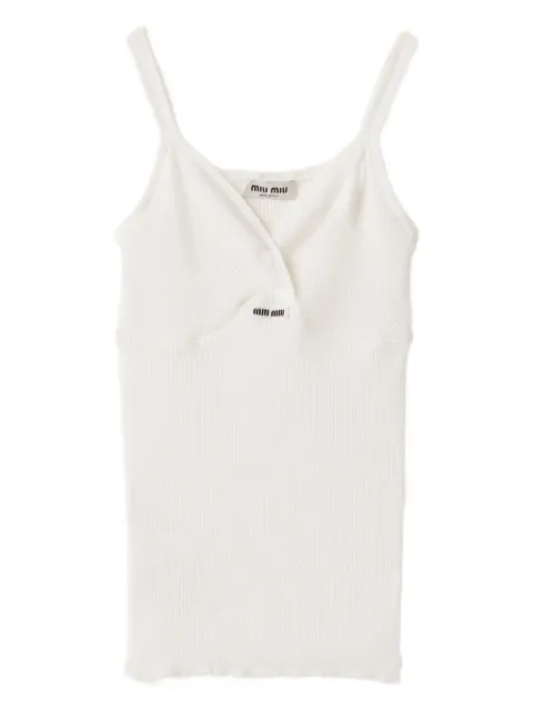 Miu Miu ribbed-knit top